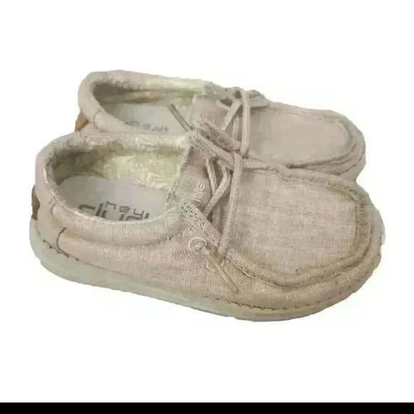 Hey Dude Toddler The Wally Beige Slip On K9 - Picture 3 of 14